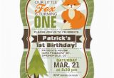 Fox News Birthday Invitation Woodland Fox Birthday Party Invitation Zazzle