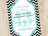 Free 13th Birthday Invitations 13th Birthday Party Invitation Girl Birthday Invitation