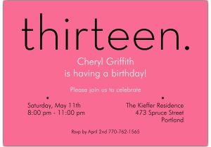 Free 13th Birthday Invitations 13th Birthday Party Invitations A Birthday Cake