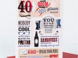 Free 40th Birthday Cards for Him 40th Birthday Card Not All Doom Gloom Only 99p