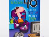 Free 40th Birthday Cards for Him 40th Birthday Card Put Your Feet Up Only 59p