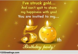 Free 50th Birthday Cards for Facebook 50th Birthday Celebration Free Birthday Party Ecards