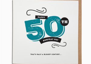 Free 50th Birthday Cards for Facebook 50th Geordie Birthday Card Geordie Gifts