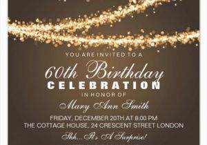 Free 60th Birthday Invitation Templates 60th Birthday Invitation Card Template Free Download