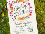 Free 80th Birthday Invitations Templates 26 80th Birthday Invitation Templates Free Sample