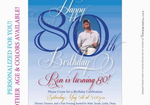 Free 80th Birthday Invitations Templates Free Printable Invitations for 80th Birthday Party Party