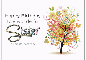 Free Animated Birthday Cards for Sister Happy Birthday to A Wonderful Sister Animated Card