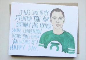 Free Big Bang theory Birthday Cards Big Bang theory Sheldon Birthday Card