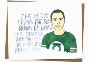 Free Big Bang theory Birthday Cards Big Bang theory Sheldon Birthday Card