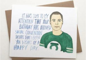 Free Big Bang theory Birthday Cards Big Bang theory Sheldon Birthday Card