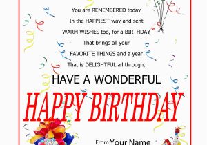 Free Birthday Cards.com 40 Free Birthday Card Templates Template Lab