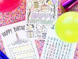 Free Birthday Cards for Children Free Printable Birthday Cards for Kids Studio Diy