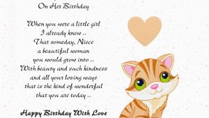 Free Birthday Cards for My Niece Birthday Card for Niece Quotes Quotesgram