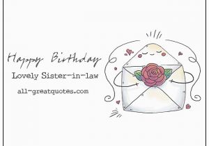 Free Birthday Cards for Sister In Law Happy Birthday Lovely Sister In Law Facebook Greeting Cards