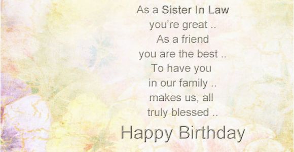 Free Birthday Cards for Sister In Law Special Sister In Law Quotes Quotesgram
