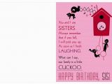 Free Birthday Cards for Sisters Cool and Funny Printable Happy Birthday Card and Clip Art