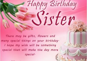 Free Birthday Cards for Sisters Happy Birthday Wishes for Sister Wordings and Messages