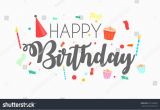 Free Birthday Cards for Texting Happy Birthday Typographic Vector Design Greeting Stock