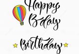 Free Birthday Cards for Texting Modern Vector Lettering Printable Calligraphy Phrase