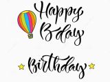 Free Birthday Cards for Texting Modern Vector Lettering Printable Calligraphy Phrase
