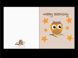 Free Birthday Cards Print Free Printable Cute Owl Birthday Cards