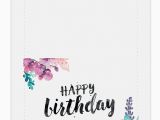 Free Birthday Cards Print Printable Birthday Card for Her