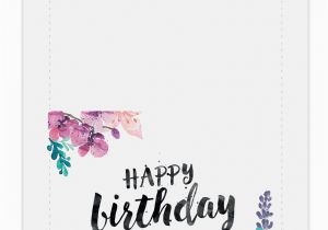 Free Birthday Cards Print Printable Birthday Card for Her