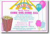 Free Carnival Birthday Invitations 5 Best Images Of Free Printable Carnival Templates