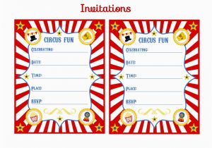 Free Carnival Birthday Invitations the Circus Free Printable Kit Oh My Fiesta In English