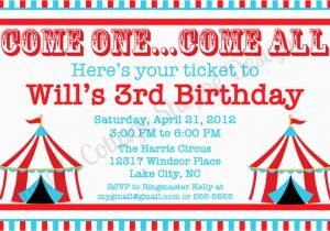 Free Circus Birthday Invitations Printables 6 Best Images Of Circus Ticket Template Printable Blank