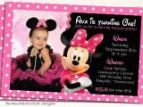 Free Customizable Minnie Mouse Birthday Invitations Minnie Mouse Birthday Invitation