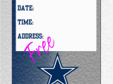 Free Dallas Cowboys Birthday Card Free Printable Dallas Cowboys Birthday Invitations Jin S