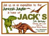 Free Dinosaur Birthday Party Invitation Template Free Printable Dinosaur Birthday Invitation
