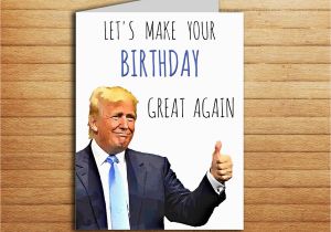 Free Donald Trump Birthday Card Donald Trump Card Birthday Card for Boyfriend Birthday Gift