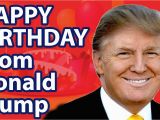 Free Donald Trump Birthday Card Happy Birthday From Donald Trump Youtube