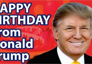 Free Donald Trump Birthday Card Happy Birthday From Donald Trump Youtube