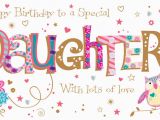 Free E Birthday Cards for Daughter Daughter Birthday Handmade Embellished Greeting Card