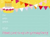 Free E Invitation Cards for Birthday Cute Invitation Ideas Template Resume Builder