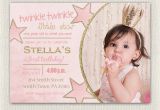 Free E Invite for First Birthday First Birthday Invitation Gold and Pink Princess Invitations