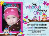 Free E Invite for First Birthday Owl 1st Birthday Invitations Ideas Bagvania Free