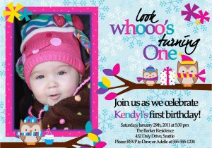 Free E Invite for First Birthday Owl 1st Birthday Invitations Ideas Bagvania Free