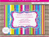 Free Editable Birthday Invitations Candyland Party Invitations Template Birthday Party