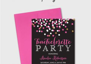 Free Editable Birthday Invitations Free Editable Bachelorette Party Invitation Gray Hot