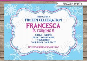 Free Editable Birthday Invitations Frozen Invitation Template Diy Editable Frozen Invitations