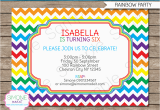 Free Editable Birthday Invitations Rainbow Party Invitations Template Birthday Party