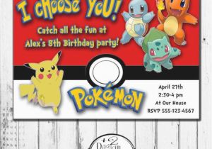 Free Evites Birthday Invitations Pokemon Birthday Invitation orderecigsjuice Info