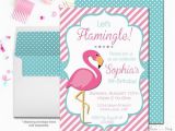 Free Flamingo Birthday Invitations Flamingo Birthday Invitation Flamingo Party Invitation