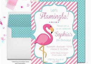 Free Flamingo Birthday Invitations Flamingo Birthday Invitation Flamingo Party Invitation