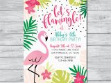 Free Flamingo Birthday Invitations Flamingo Birthday Invitation Let 39 S Flamingle Invitation