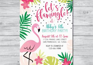 Free Flamingo Birthday Invitations Flamingo Birthday Invitation Let 39 S Flamingle Invitation